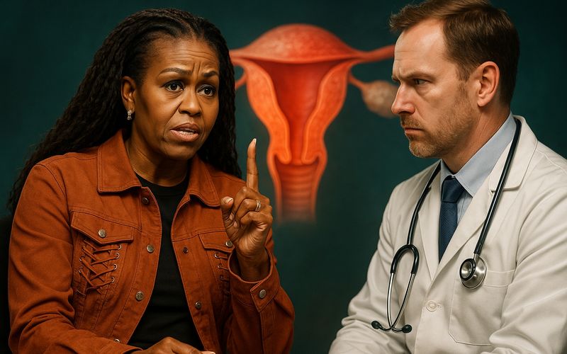 Michelle Obama's Remarks on Women's Reproductive System Spark Heated Debate