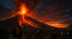 Mount Etna's Fiery Fury: Spectators Flee Amid Violent Eruption