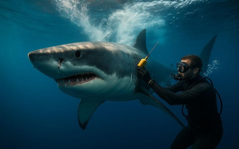 Majestic Giant: Tagging and Tracking of a Colossal Great White Shark Approaching North Carolina