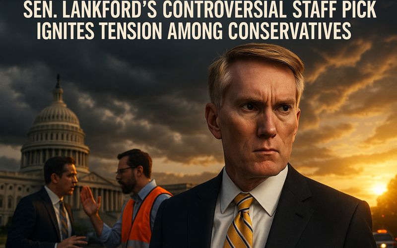 Sen. Lankford's Controversial Staff Pick Ignites Tension Among Conservatives