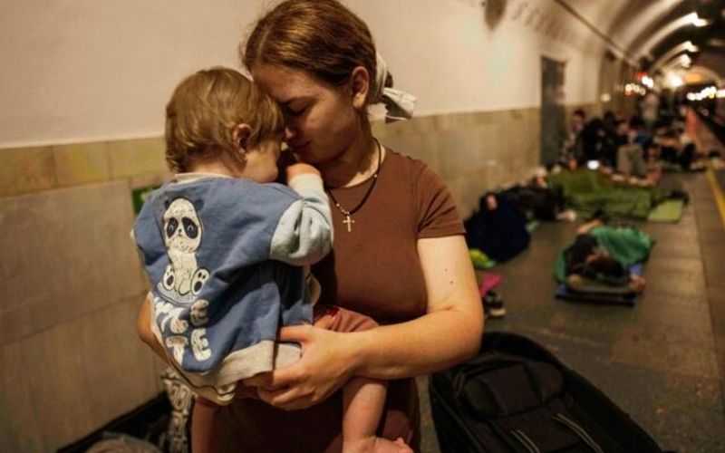 Escalating Terror: Russian Air Raids Devastate Kyiv Again