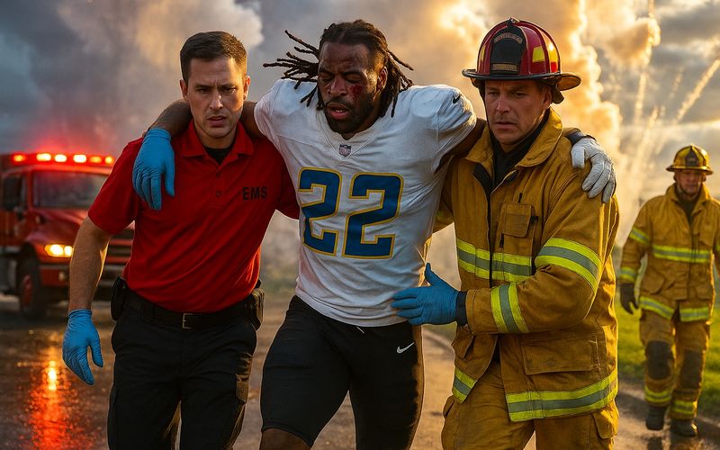 Chilling Accident: Chargers’ Najee Harris Injured by Fireworks Mishap