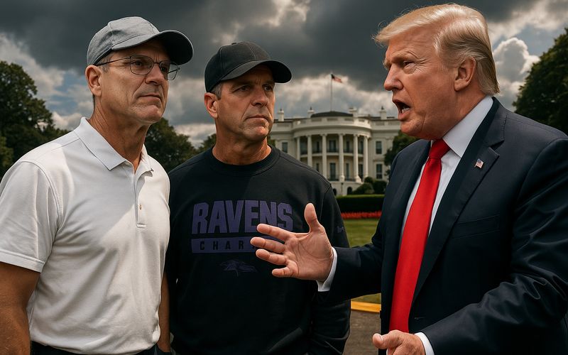 Urgent Meeting: NFL Coaches Harbaugh Brothers Align with Trump