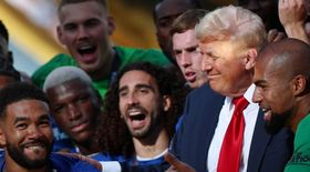 Soccer Players Left Baffled as Trump Steals Their Thunder