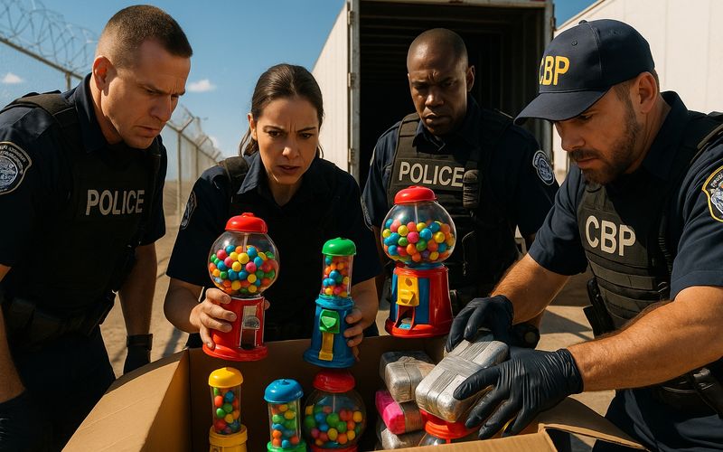 Significant Heroin Seizure: Over $517K Found in Candy Dispensers at Texas Border
