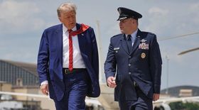 Trump's Arrival Sparks Controversy: Airport Shut Down for Soccer?