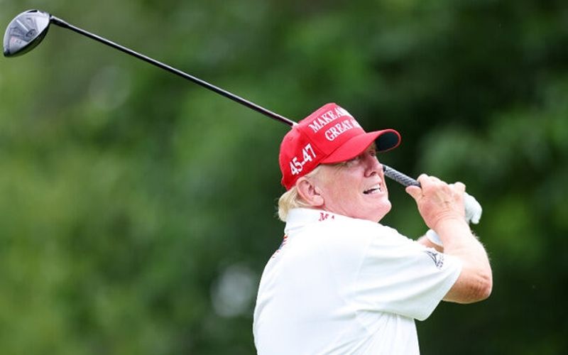 Trump Triumphs in Member-Member Championship at Bedminster