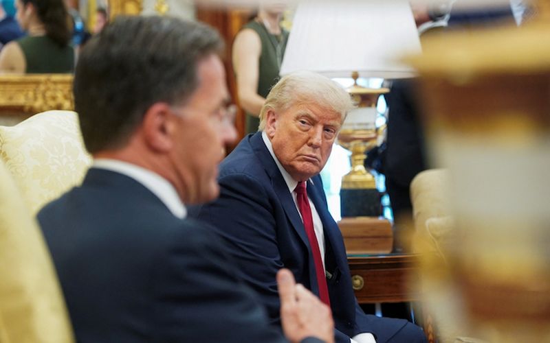 World Leaders' Awkward Dance of Flattery with Trump