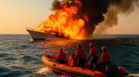 Two Rescued as Boat Inferno Turns Fatal Offshore California