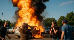 Accidental Vehicle Explosion in Virginia Parking Lot: Alarming Details
