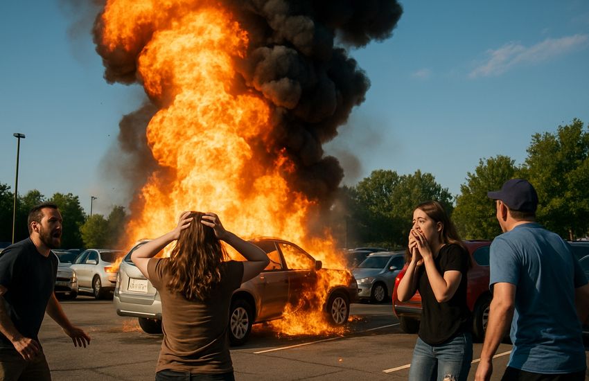 Accidental Vehicle Explosion in Virginia Parking Lot: Alarming Details