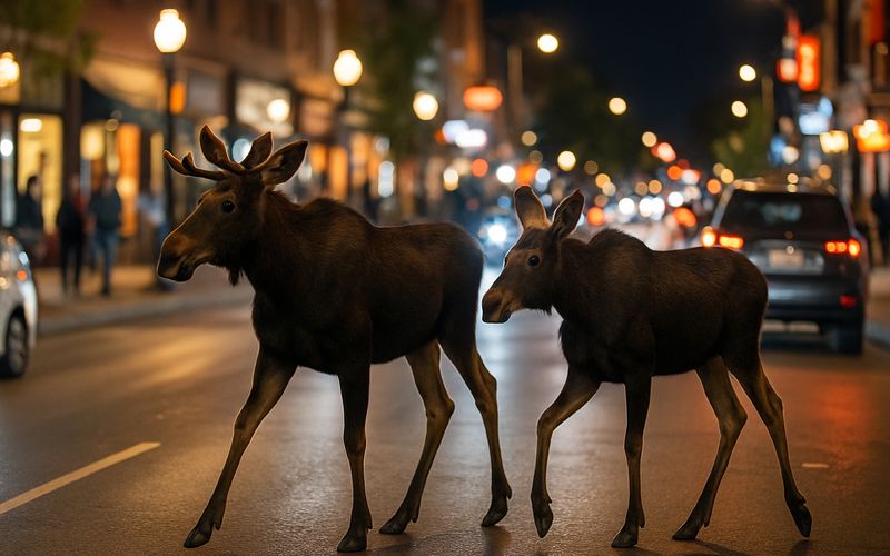 Moose Relocation in Idaho: A Close Call for Safety