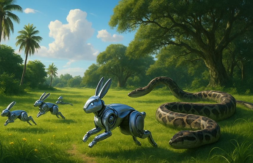 Robotic Rabbits Rise: A High-Tech Solution for Florida's Python Crisis