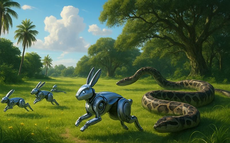 Robotic Rabbits Rise: A High-Tech Solution for Florida's Python Crisis