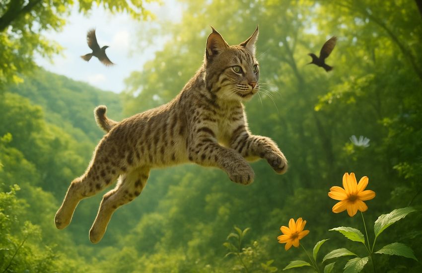 Young Bobcat Rescued in Florida Triumphantly Returned to the Wild