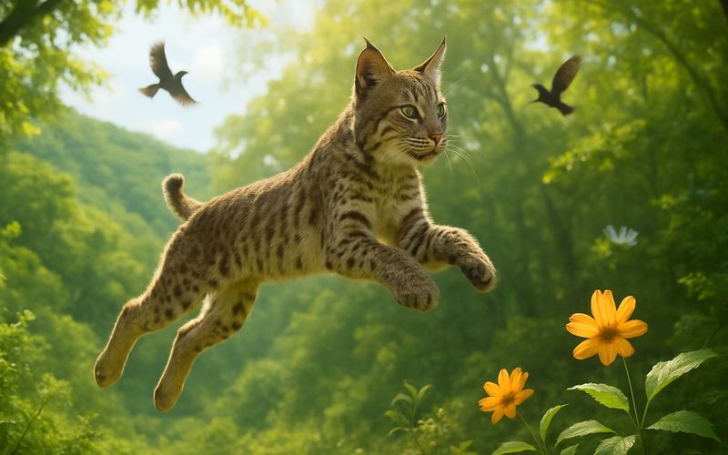 Young Bobcat Rescued in Florida Triumphantly Returned to the Wild