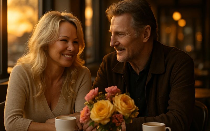 Pamela Anderson, 58, and Liam Neeson, 73, Spark Romance—A Stirring Affair