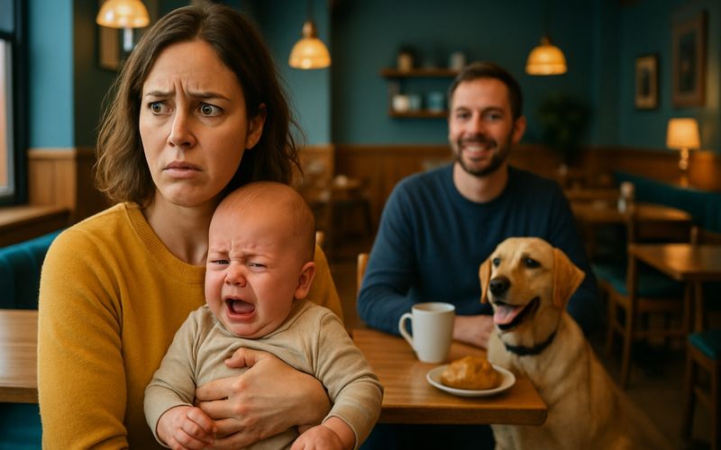 Café Double Standards: Kicked Out for a Crying Baby, but a Barking Dog Stays