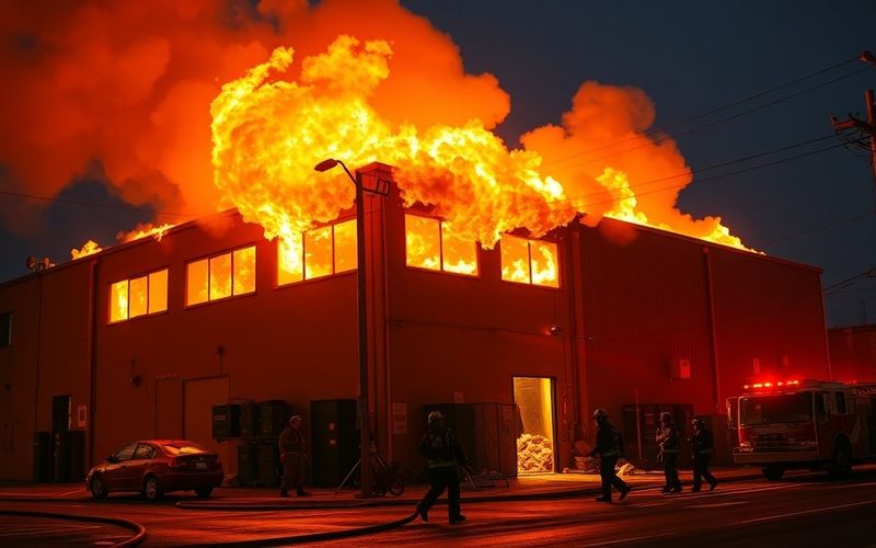 Fire at San Francisco Warehouse Traced to Power Tool Battery Explosion