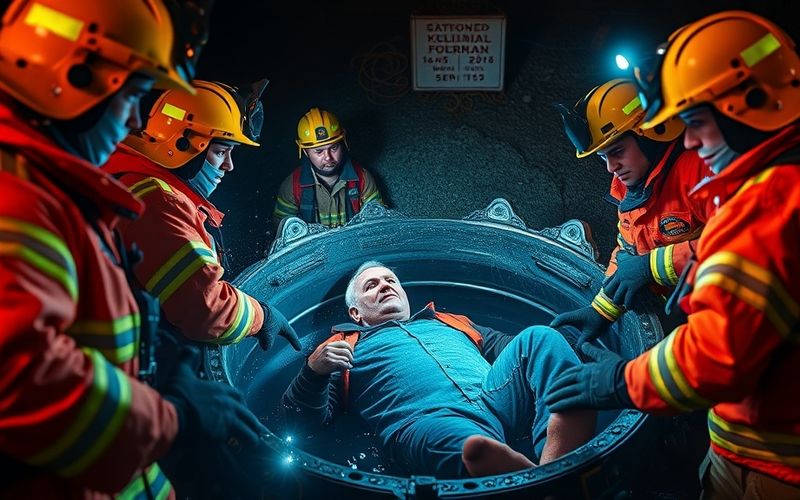 Frightening Rescue: Texas Man Saved From Septic Tank After Distress Call