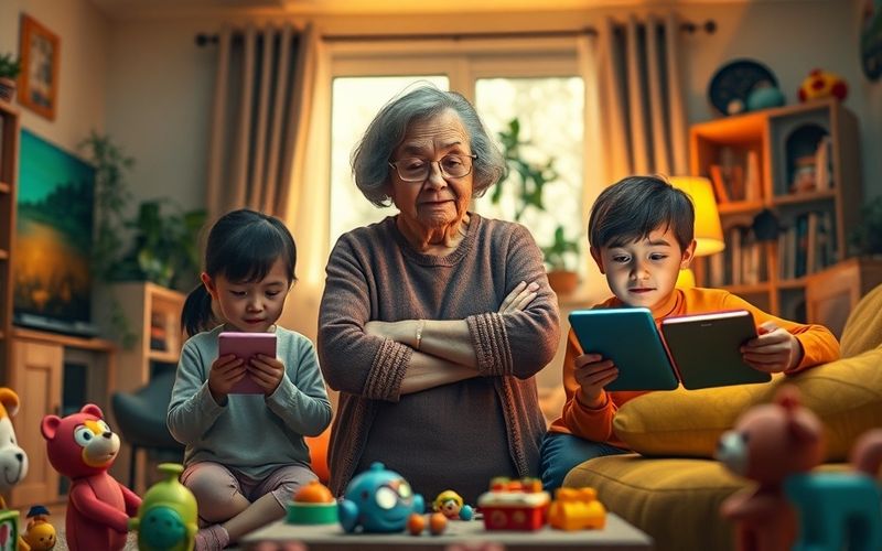 Grandmother's Shocking Screen Ban Leaves Family in Turmoil