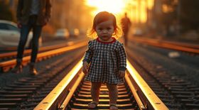 Allegedly Intoxicated Parents Arrested After Toddler Found Alone And Barefoot On Train Tracks