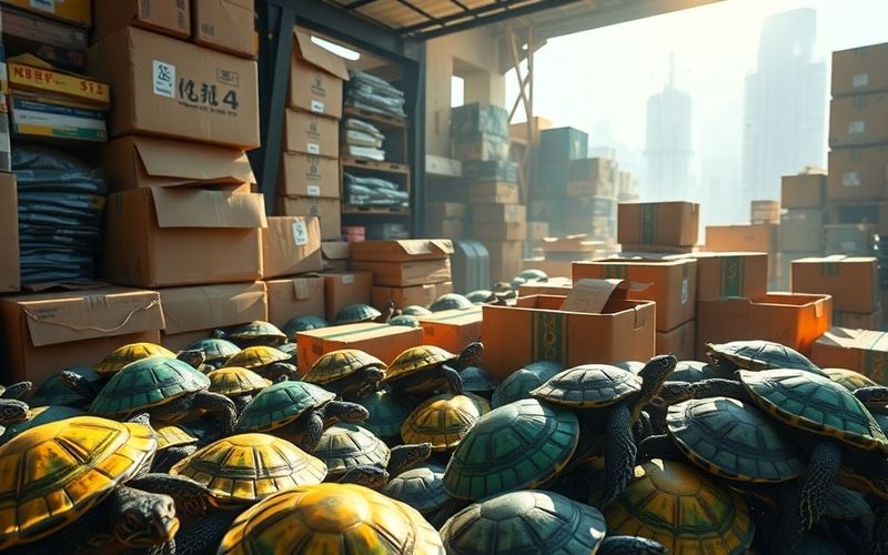 Chinese Man In NY Pleads Guilty To Exporting Hundreds Of Live, Bound Turtles To Hong Kong