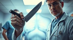 Man complains of sore nipple only for docs to find giant KNIFE had been lodged in his chest for eight years